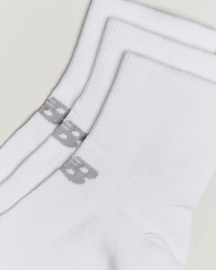 Mies | New Balance Running 3-Pack Performance Cotton Socks White | New Balance Running | 3-Pack Performance Cotton Socks White