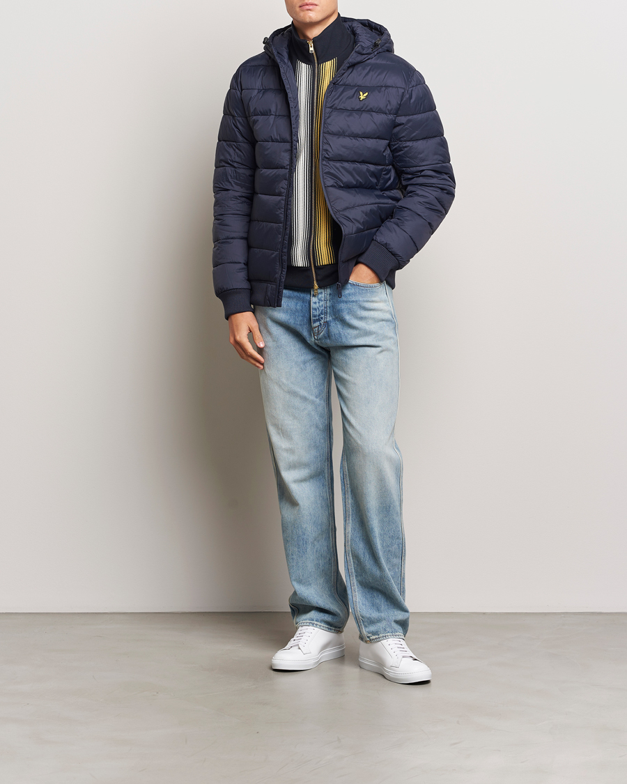Mies | Takit | Lyle & Scott | Wadded Hooded Jacket Dark Navy