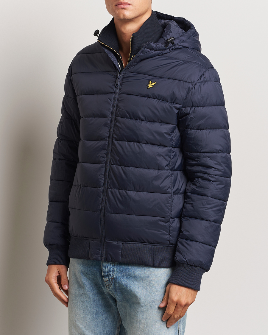 Mies | Takit | Lyle & Scott | Wadded Hooded Jacket Dark Navy
