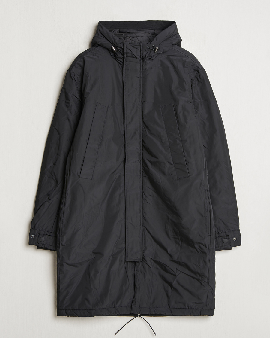 Mies | Takit | Lyle & Scott | Longline Parka Jet Black