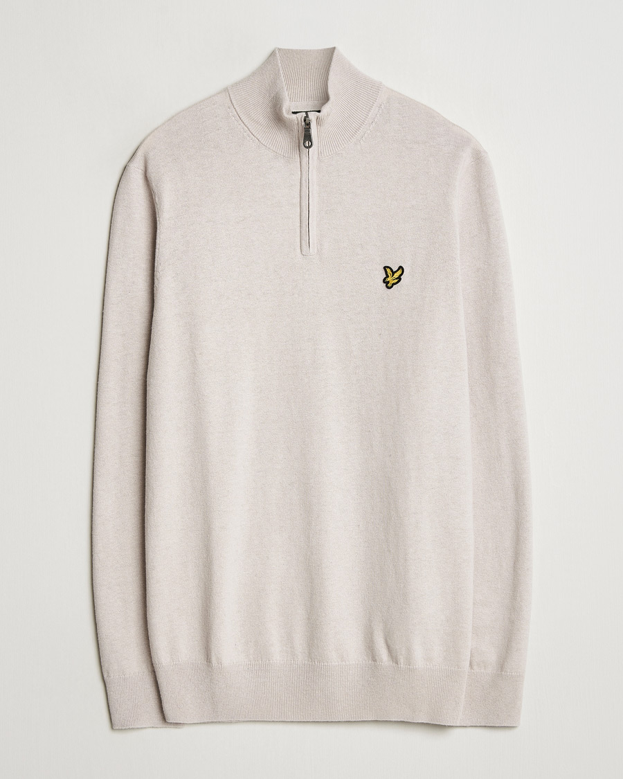 Mies | Puserot | Lyle & Scott | Cotton/Merino Half Zip Cove