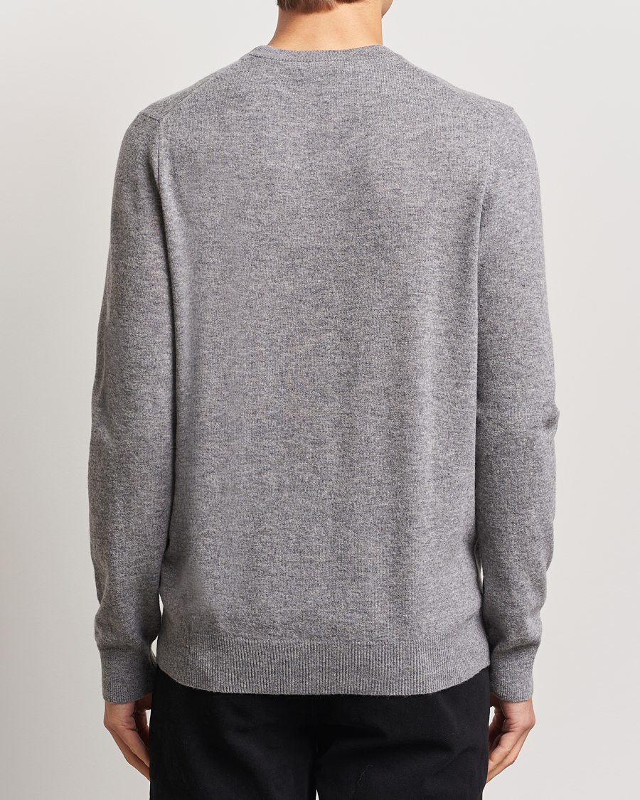 Mies | Puserot | Lyle & Scott | Lambswool Crew Neck Pullover Mid Grey Marl
