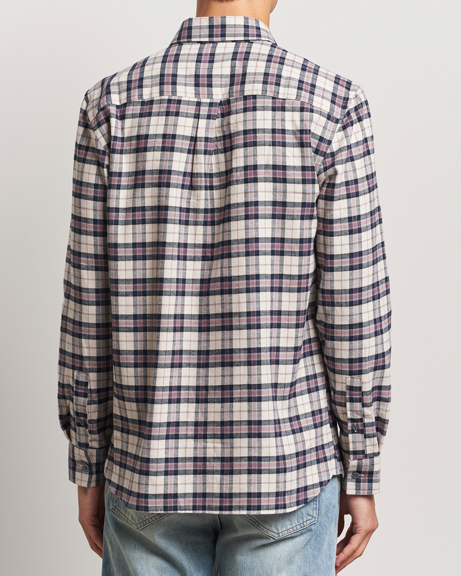 Mies | Kauluspaidat | Lyle & Scott | Checked Flannel Shirt Dark Navy