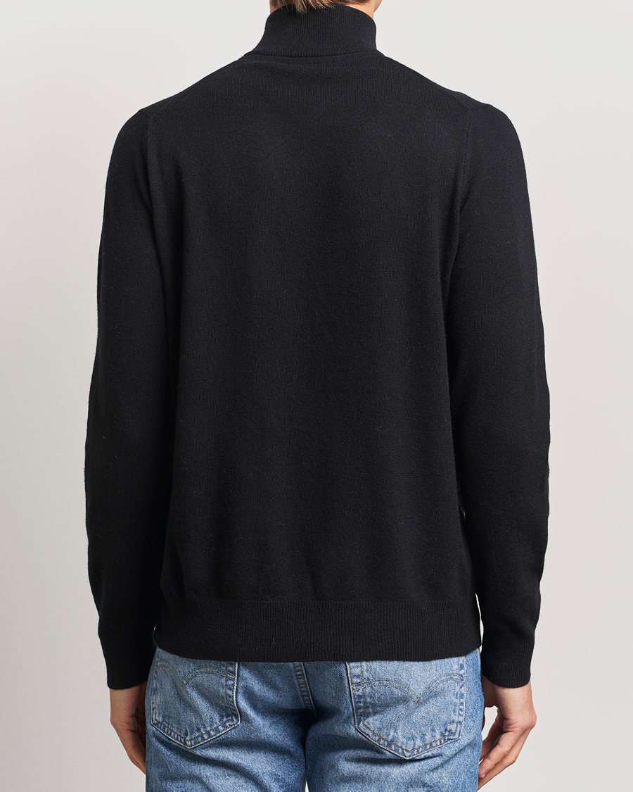 Mies | Puserot | Lyle & Scott | Lambswool Full Zip Jet Black Marl