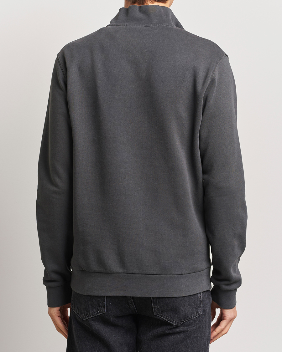 Mies | Puserot | Lyle & Scott | Tonal Eagle Half Zip Sweater Gunmetal