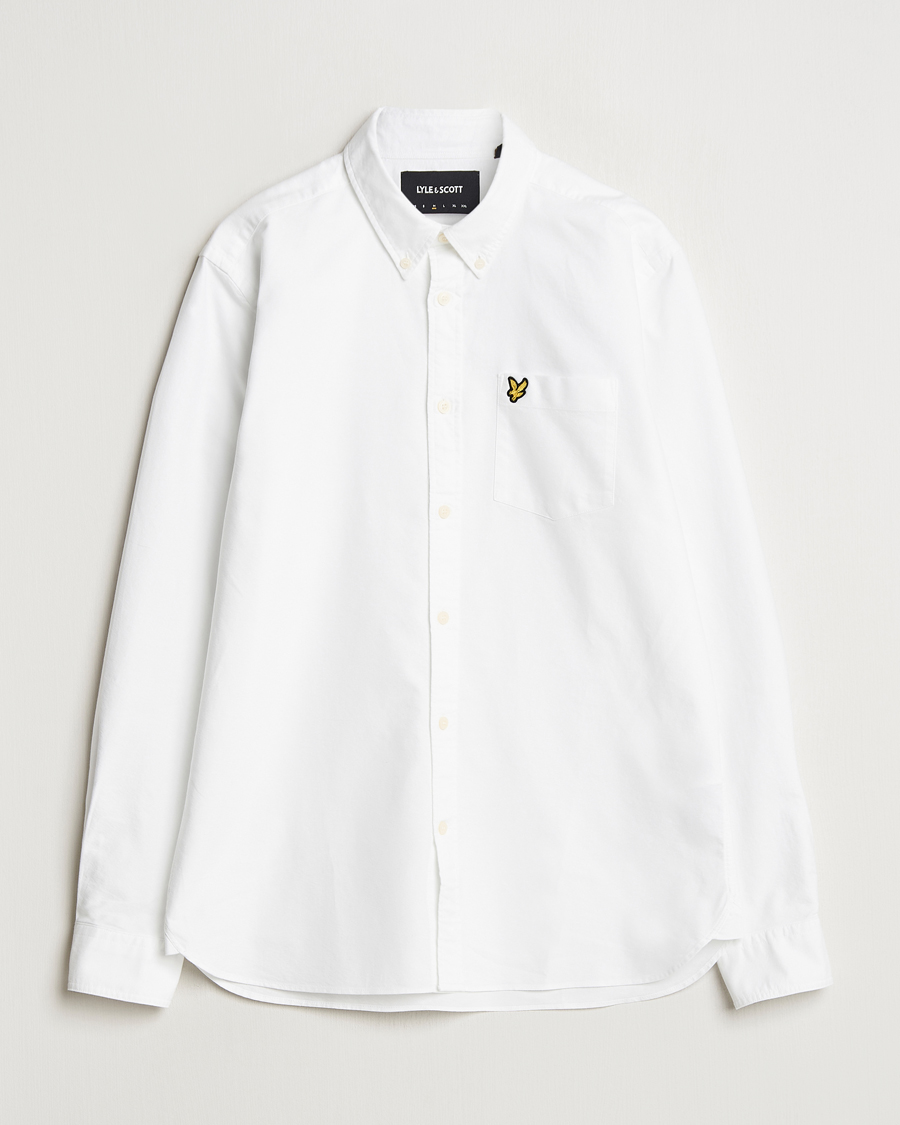 Mies | Kauluspaidat | Lyle & Scott | Lightweight Oxford Shirt White