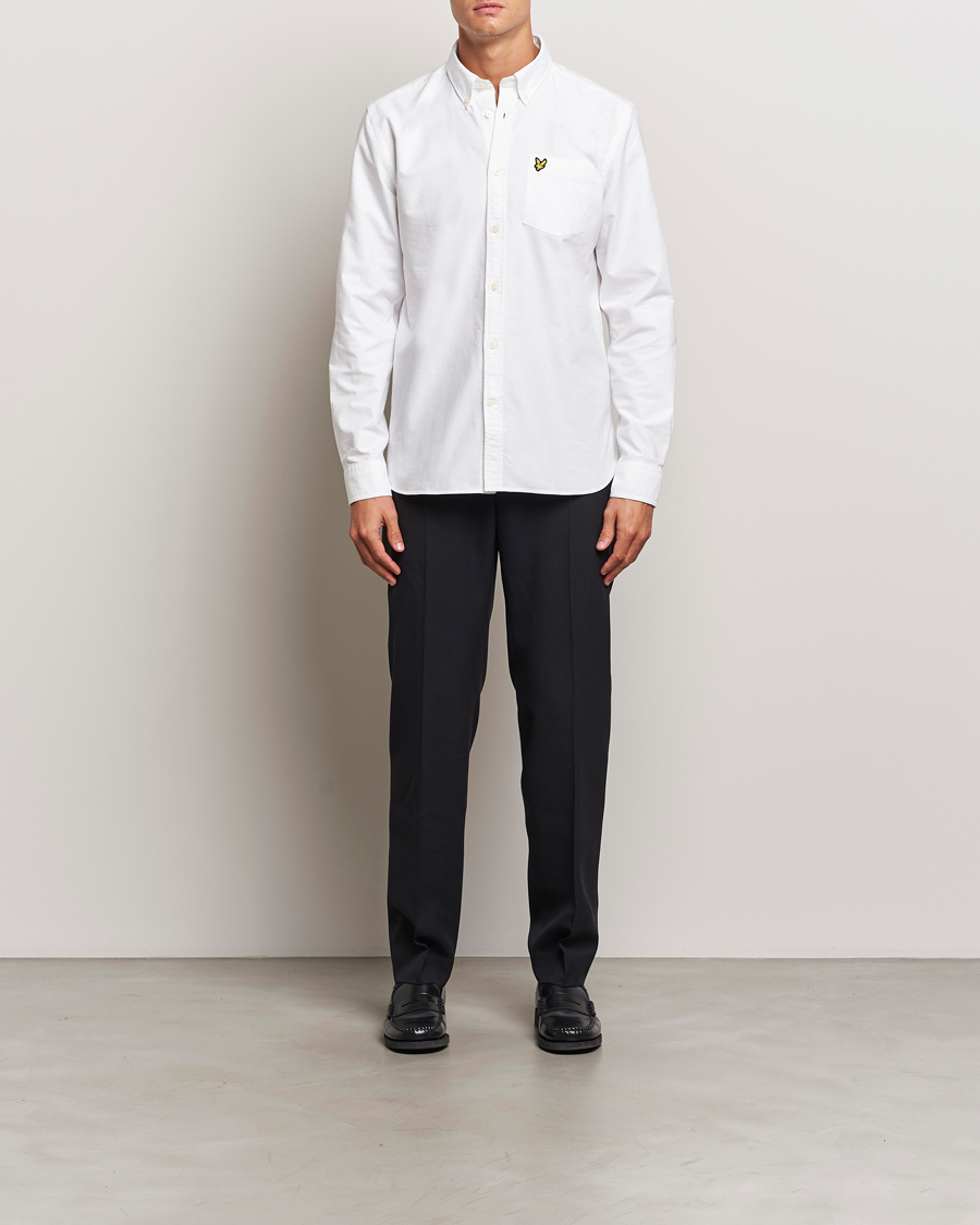 Mies | Kauluspaidat | Lyle & Scott | Lightweight Oxford Shirt White