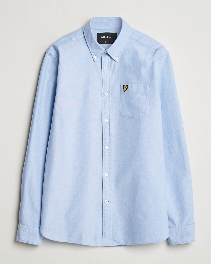 Mies | Kauluspaidat | Lyle & Scott | Lightweight Oxford Shirt Riviera Blue