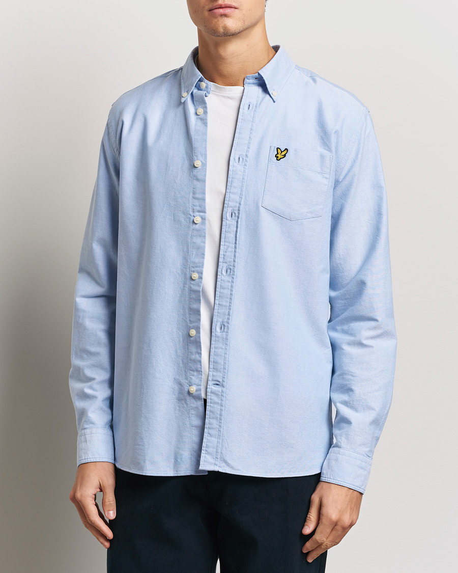 Mies | Kauluspaidat | Lyle & Scott | Lightweight Oxford Shirt Riviera Blue