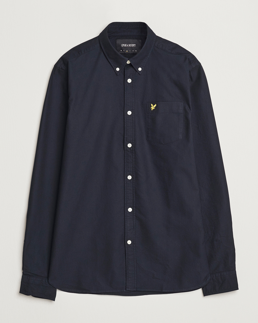 Mies | Kauluspaidat | Lyle & Scott | Lightweight Oxford Shirt Dark Navy