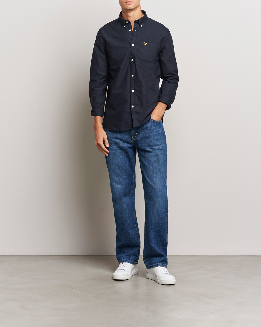 Mies | Kauluspaidat | Lyle & Scott | Lightweight Oxford Shirt Dark Navy