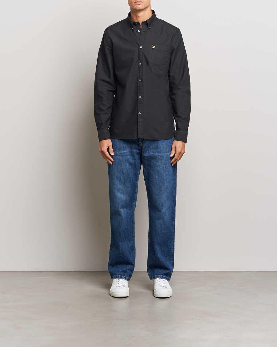 Mies | Kauluspaidat | Lyle & Scott | Lightweight Oxford Shirt Jet Black