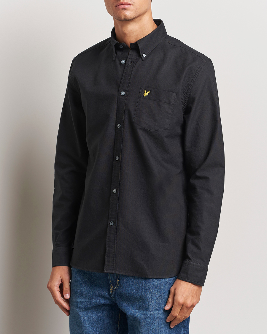 Mies | Kauluspaidat | Lyle & Scott | Lightweight Oxford Shirt Jet Black