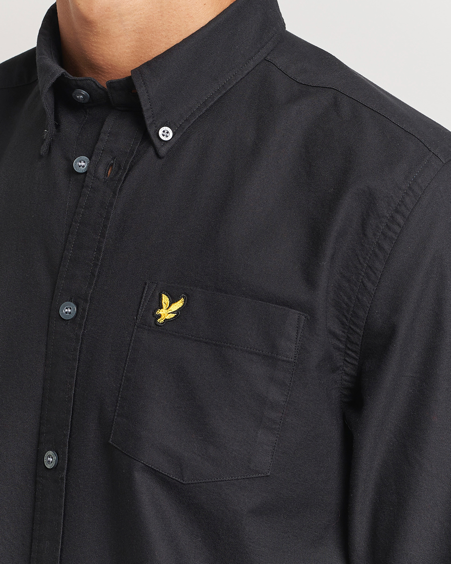 Mies | Kauluspaidat | Lyle & Scott | Lightweight Oxford Shirt Jet Black