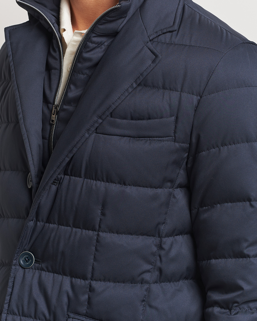 Mies | Takit | Herno | Nylon Down Blazer Navy