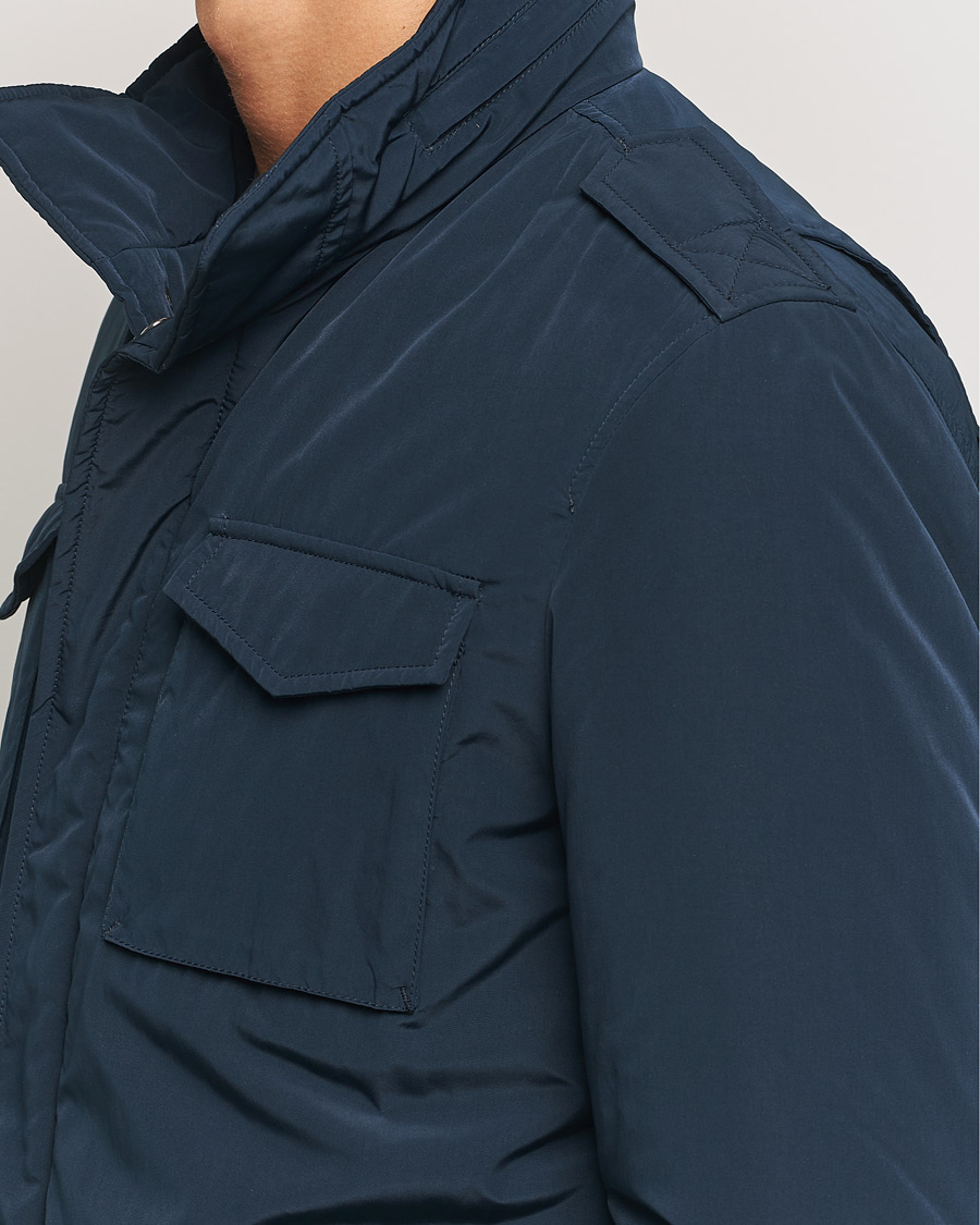 Mies | Takit | Herno | Soft Nylon Field Jacket Navy