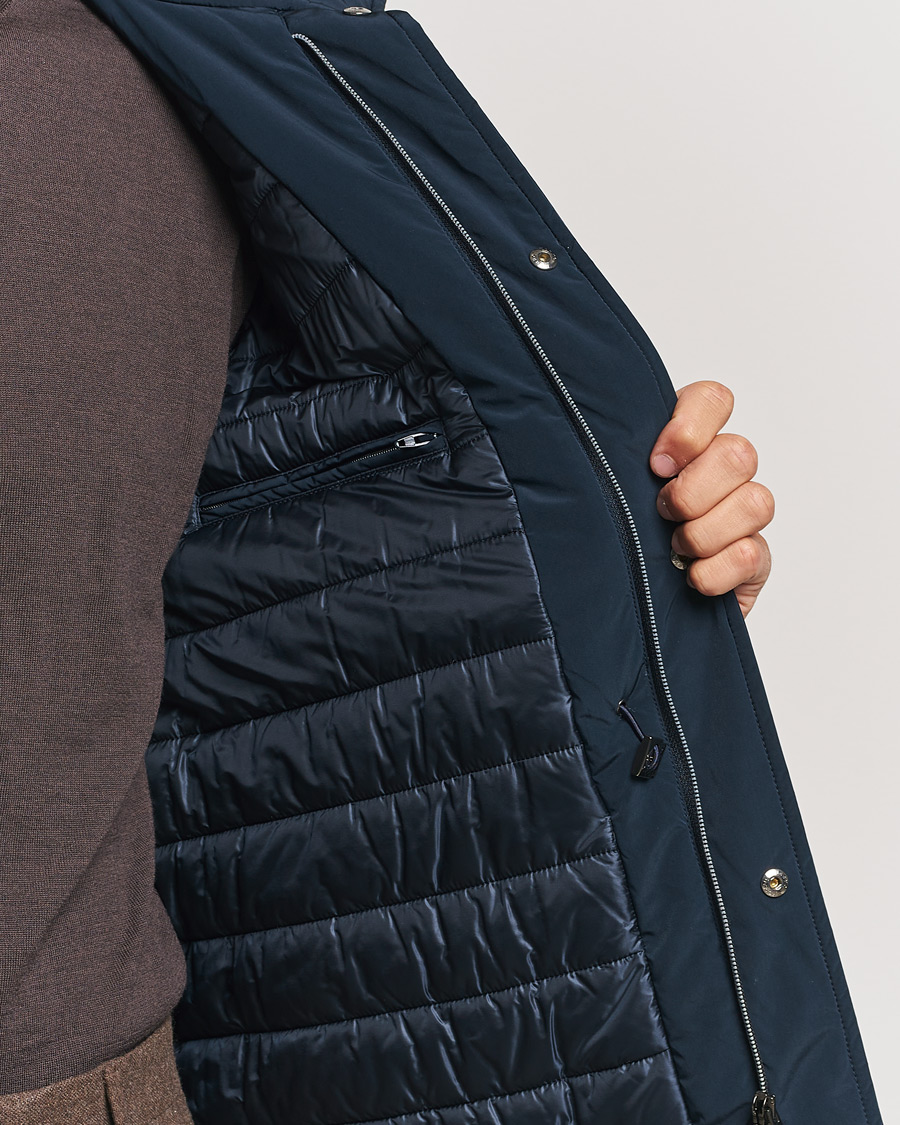 Mies | Takit | Herno | Soft Nylon Field Jacket Navy