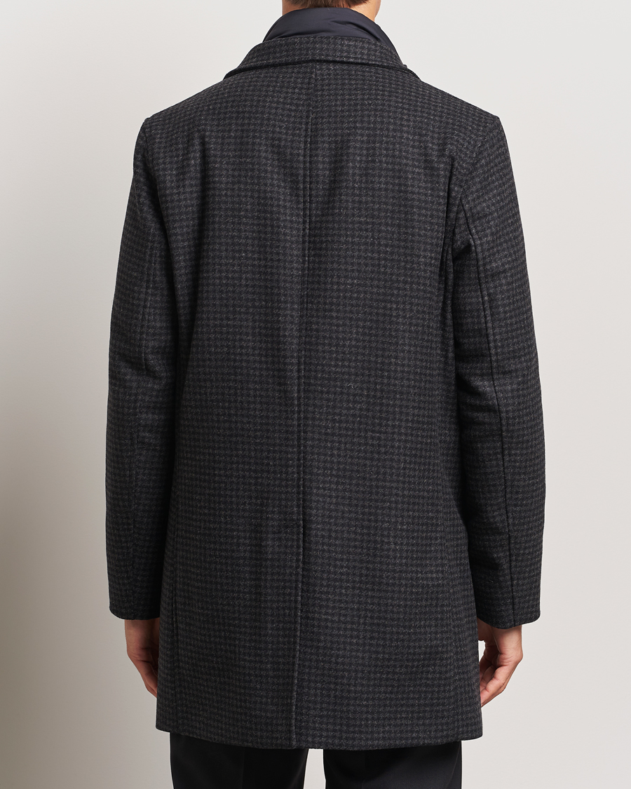 Mies | Takit | Herno | Wool Zip Coat Charcoal
