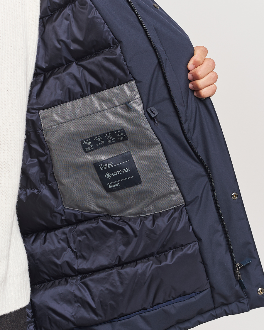 Mies | Takit | Herno | Laminar Fishtail Parka Navy