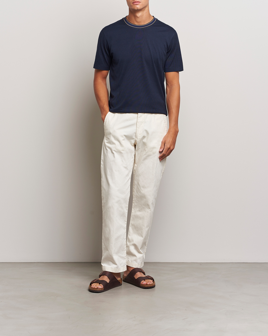 Mies | T-paidat | Orlebar Brown | OB Standard Ribbon Tipping T-Shirt Night Iris