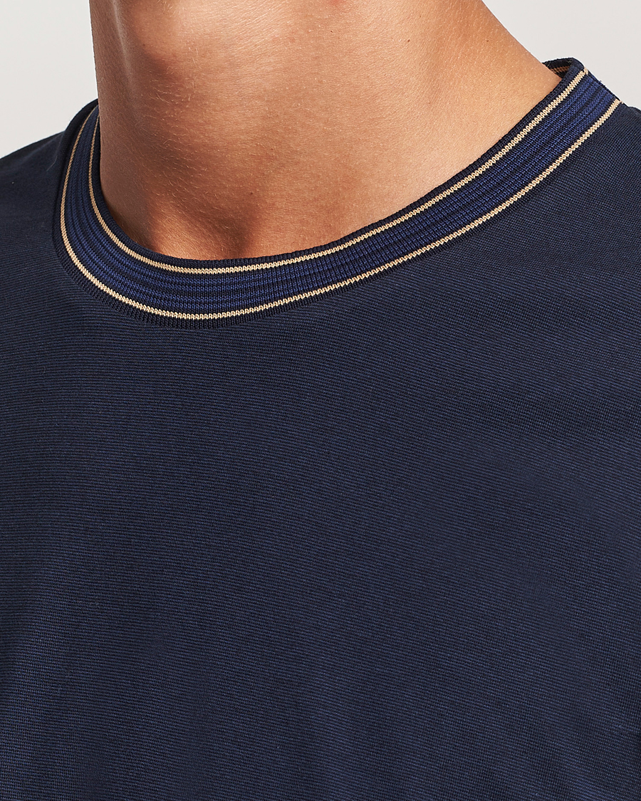 Mies | T-paidat | Orlebar Brown | OB Standard Ribbon Tipping T-Shirt Night Iris