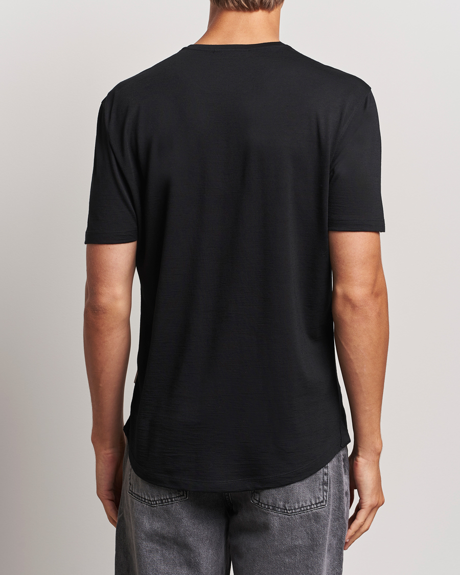 Mies | T-paidat | Orlebar Brown | OB Lux Merino T-Shirt Black