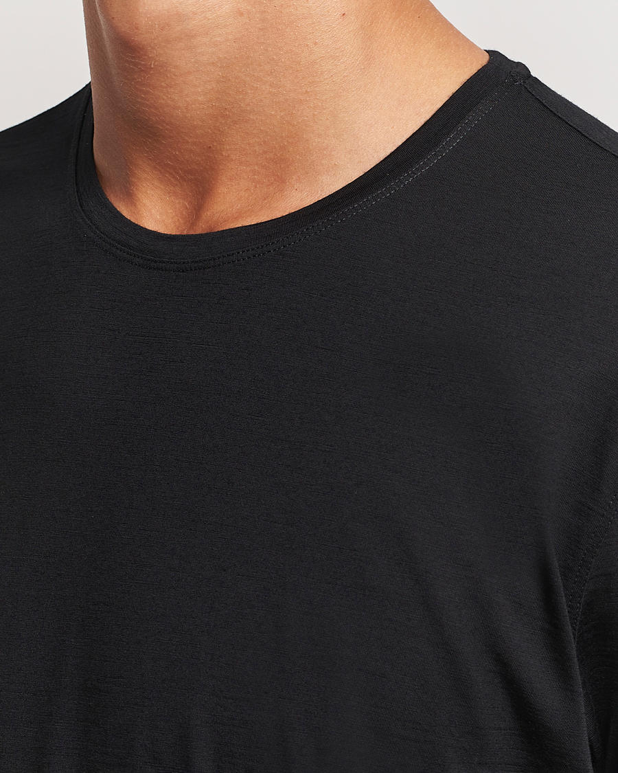 Mies | T-paidat | Orlebar Brown | OB Lux Merino T-Shirt Black