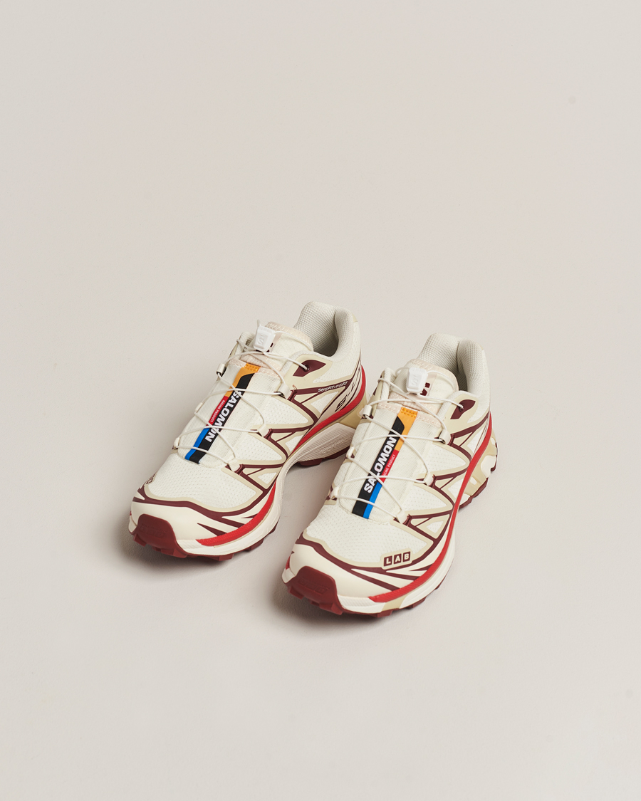 Mies | Salomon XT-6 Sneakers Vanilla Ice/Green Haze | Salomon | XT-6 Sneakers Vanilla Ice/Green Haze