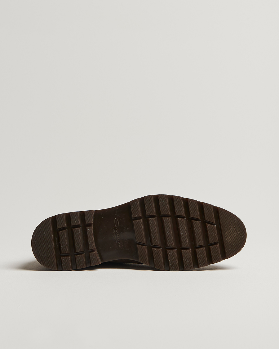 Mies | Santoni Winter Chukka Boot Dark Brown Suede | Santoni | Winter Chukka Boot Dark Brown Suede