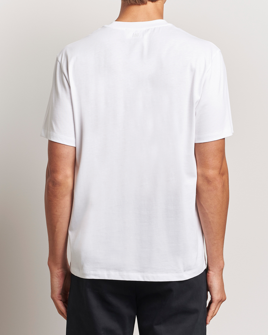 Mies | T-paidat | AMI | Heart Logo T-Shirt White