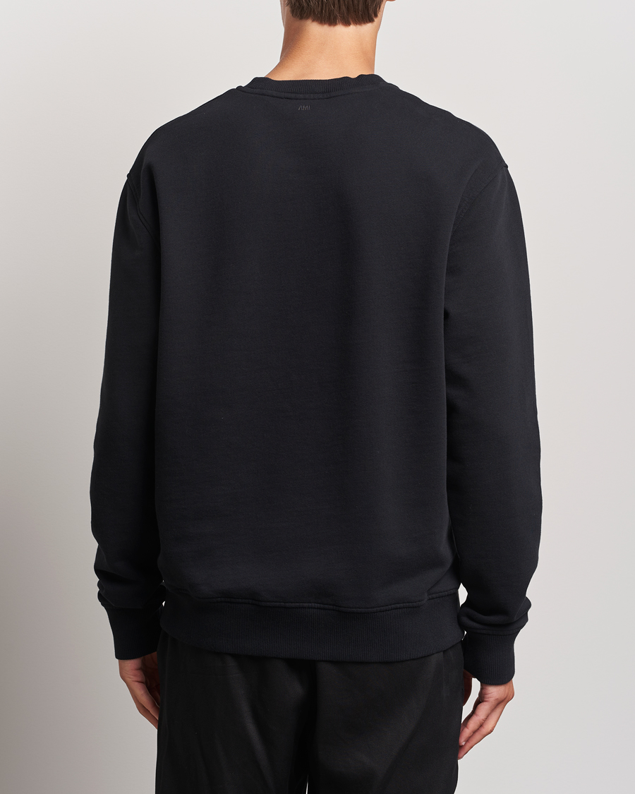 Mies | Puserot | AMI | Tonal Heart Logo Sweatshirt Black