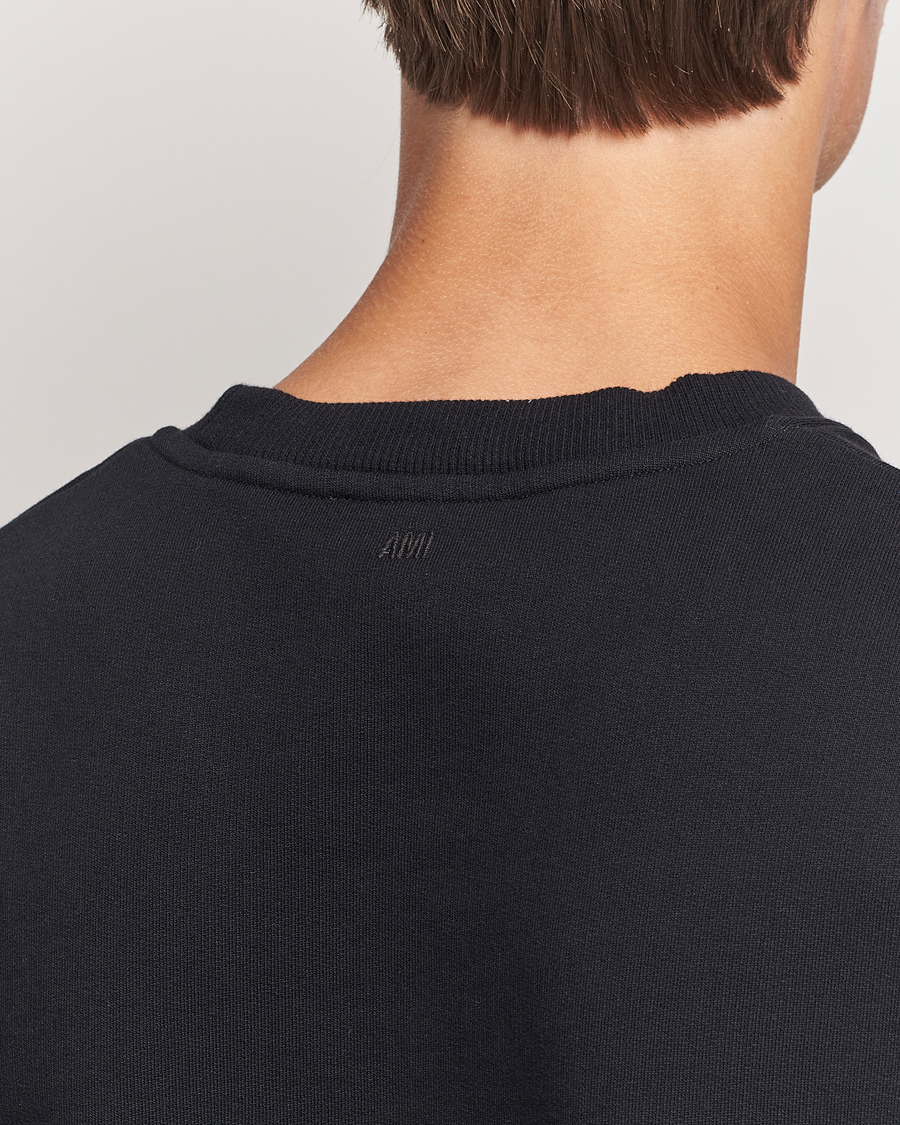 Mies | Puserot | AMI | Tonal Heart Logo Sweatshirt Black