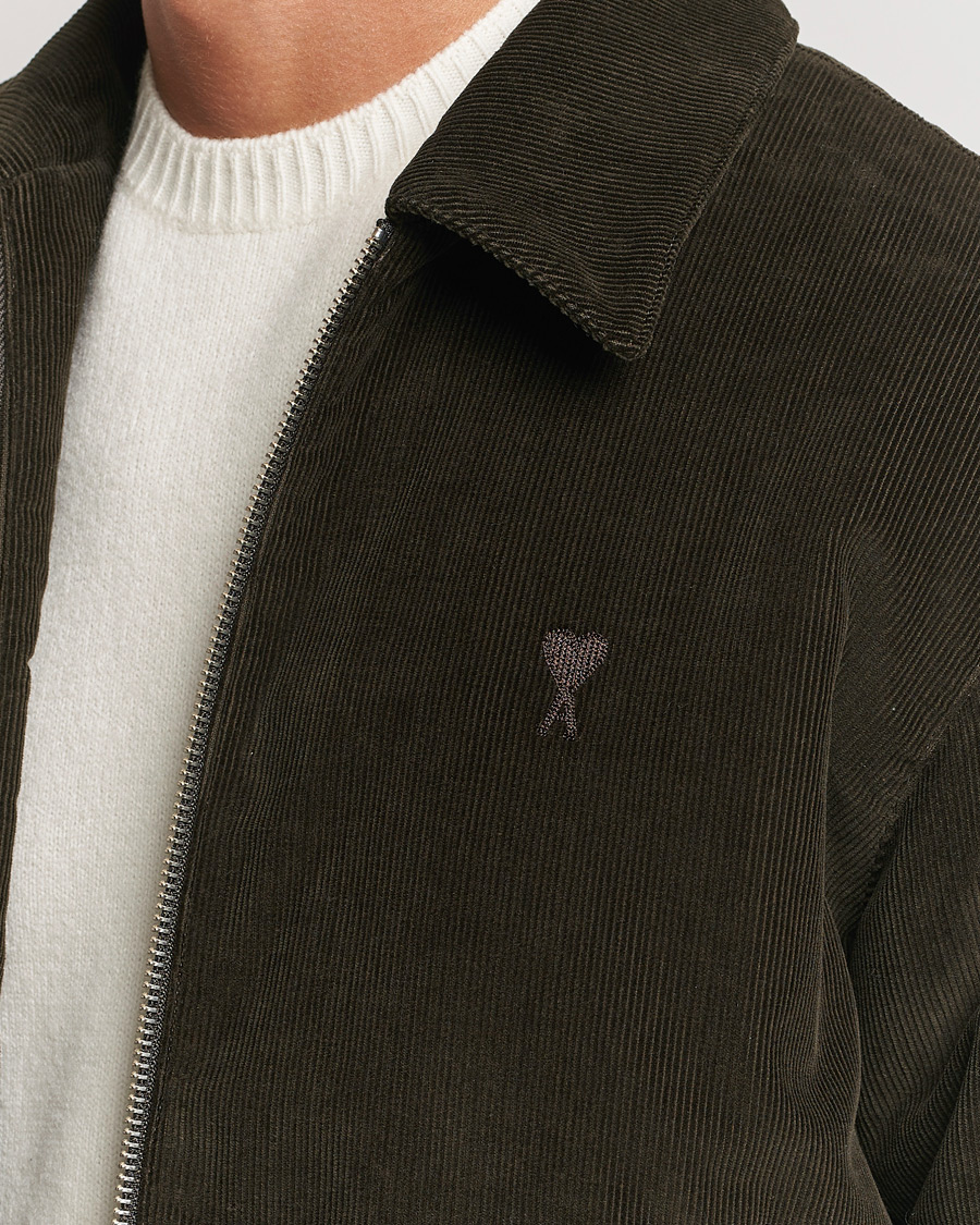Mies | Takit | AMI | Light Padded Corduroy Jacket Dark Coffee