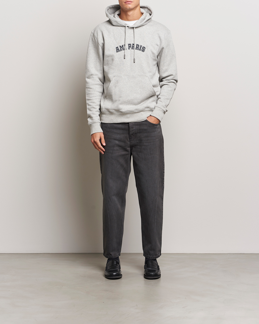 Mies | Farkut | AMI | Tapered Fit Jeans Washed Black