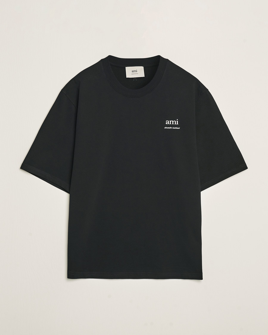 Mies | T-paidat | AMI | Logo T-Shirt Black