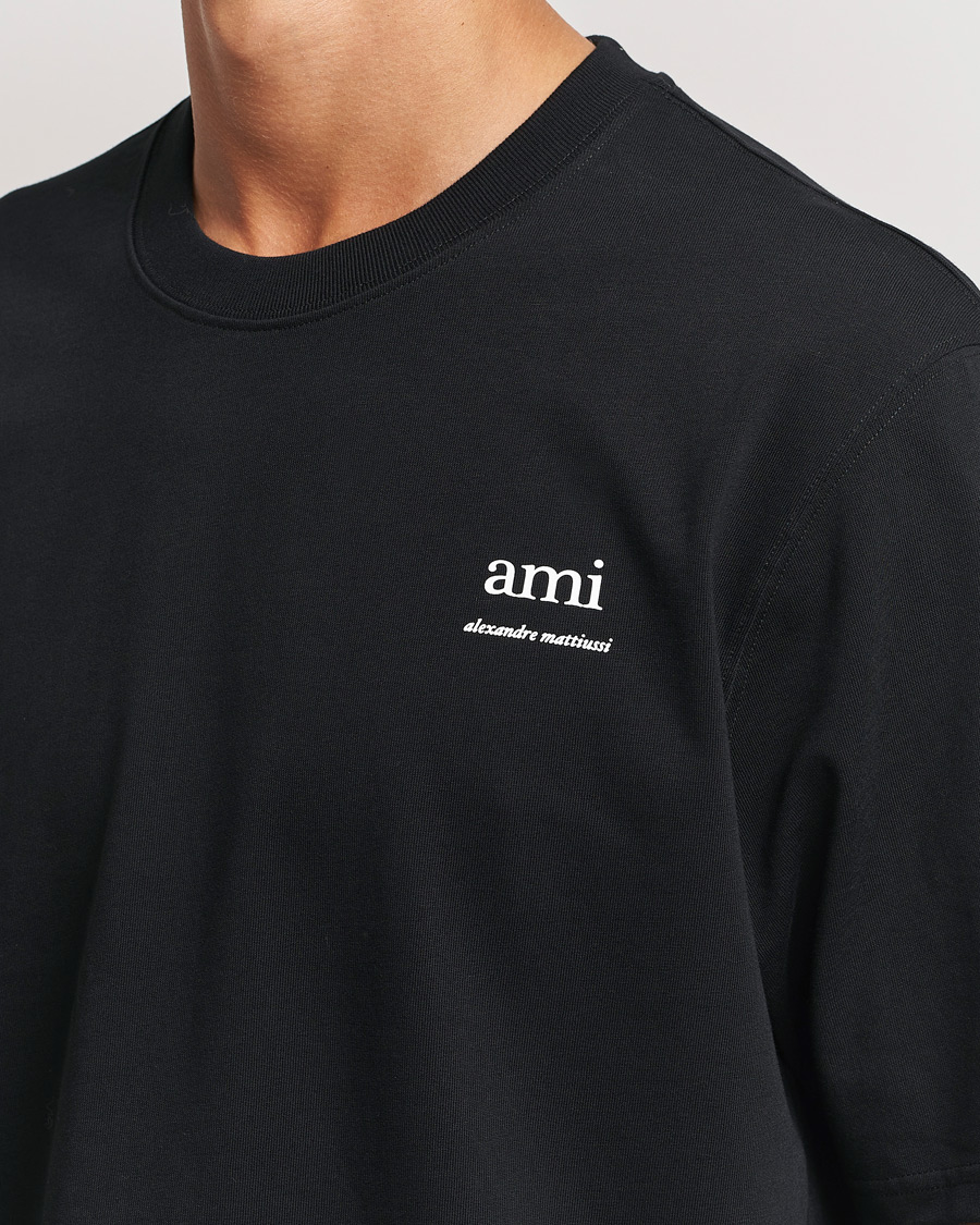 Mies | T-paidat | AMI | Logo T-Shirt Black