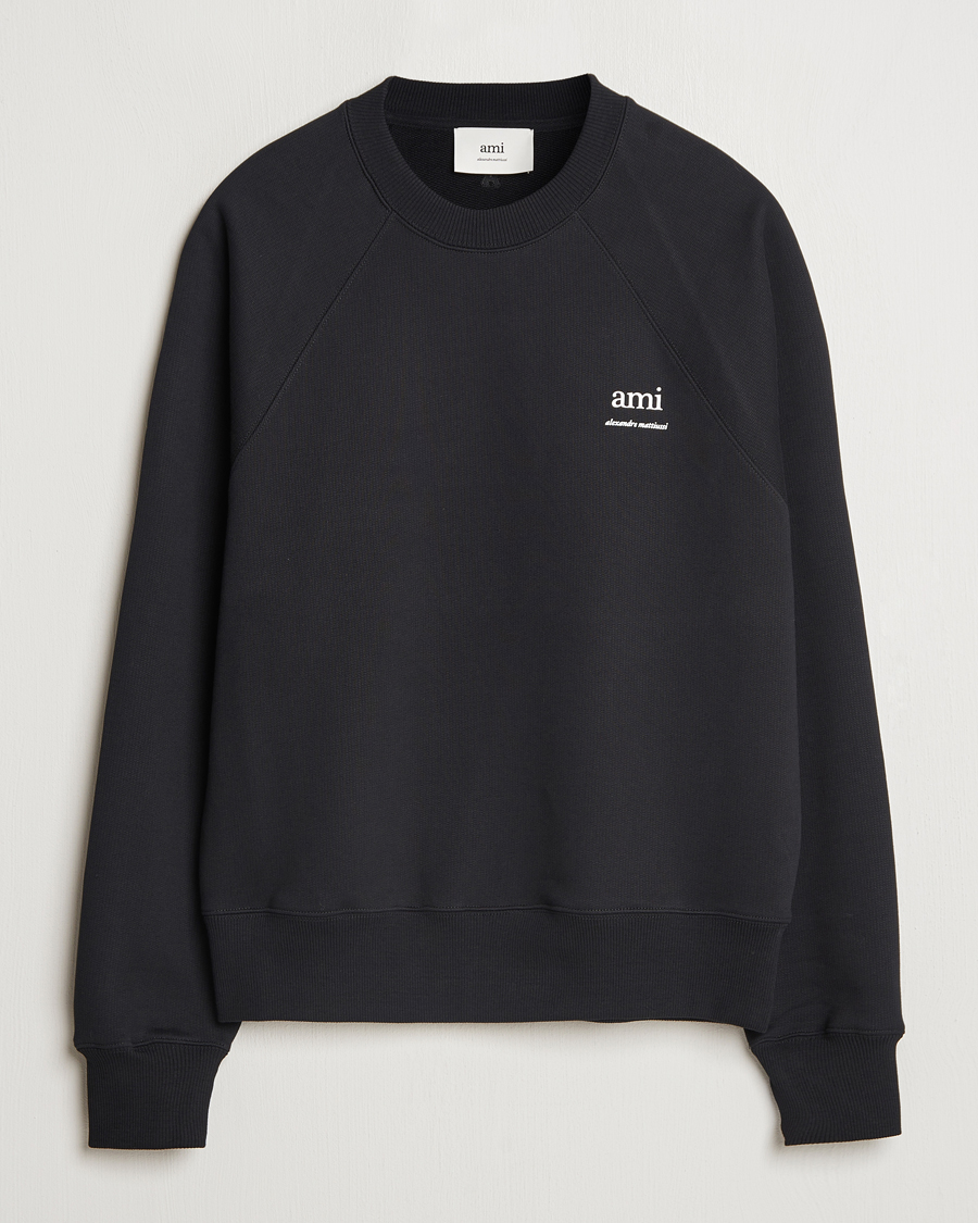 Mies | Puserot | AMI | Logo Sweatshirt Black