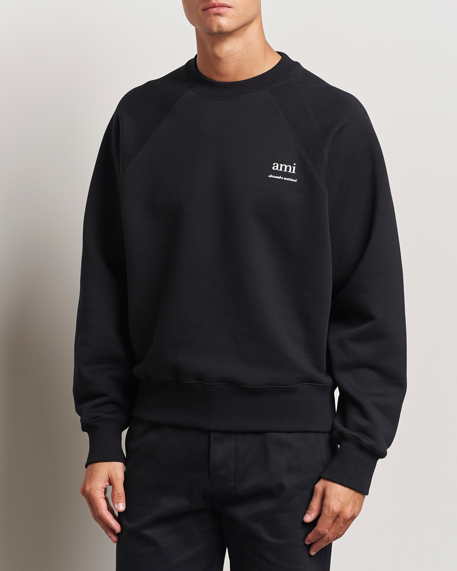 Mies | Puserot | AMI | Logo Sweatshirt Black