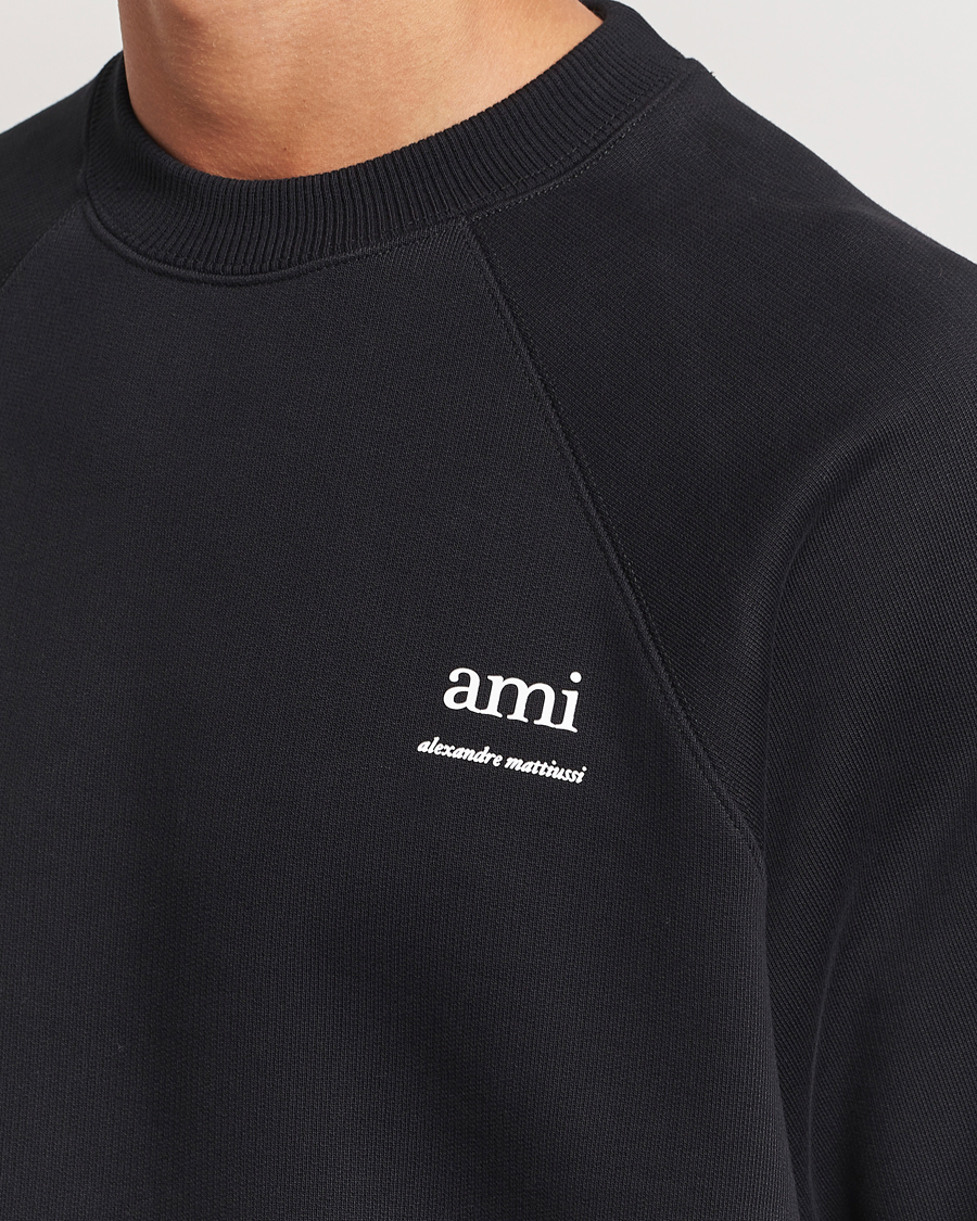 Mies | Puserot | AMI | Logo Sweatshirt Black