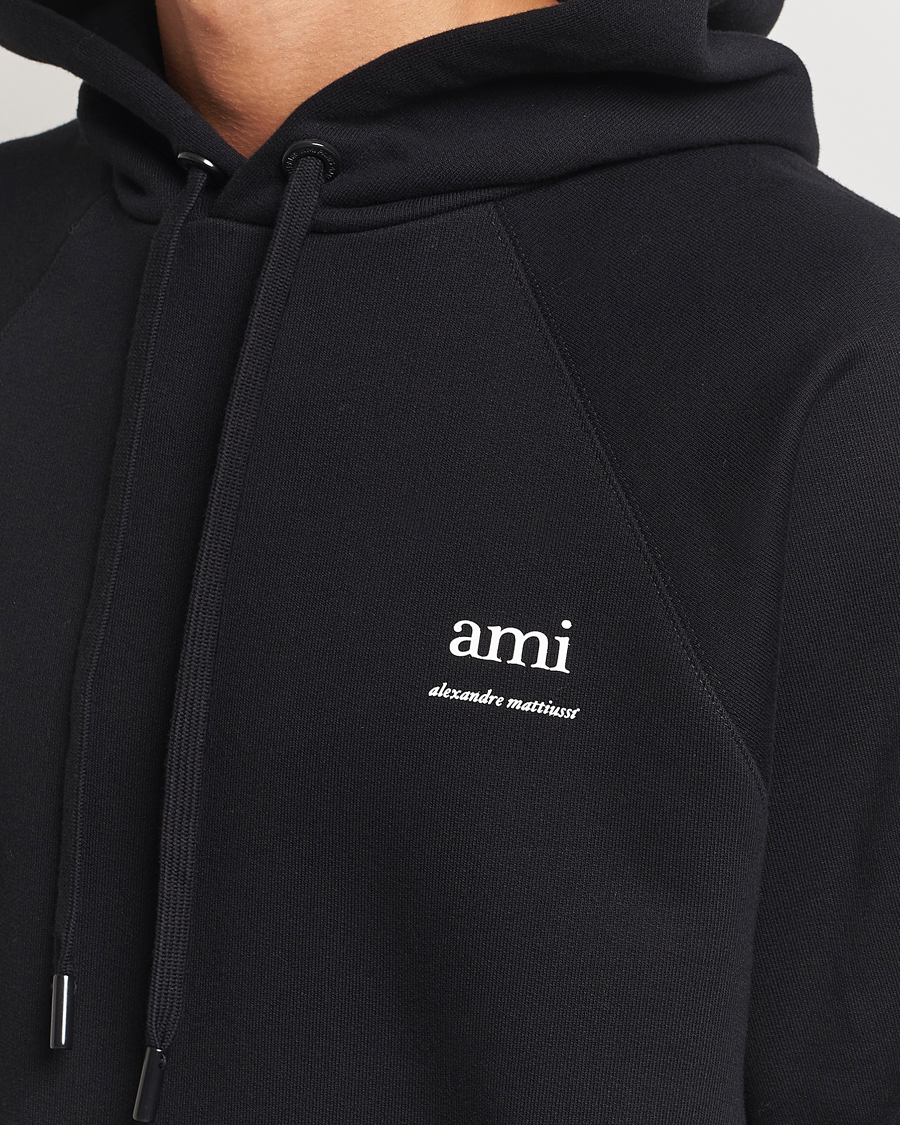 Mies | Puserot | AMI | Logo Hoodie Black