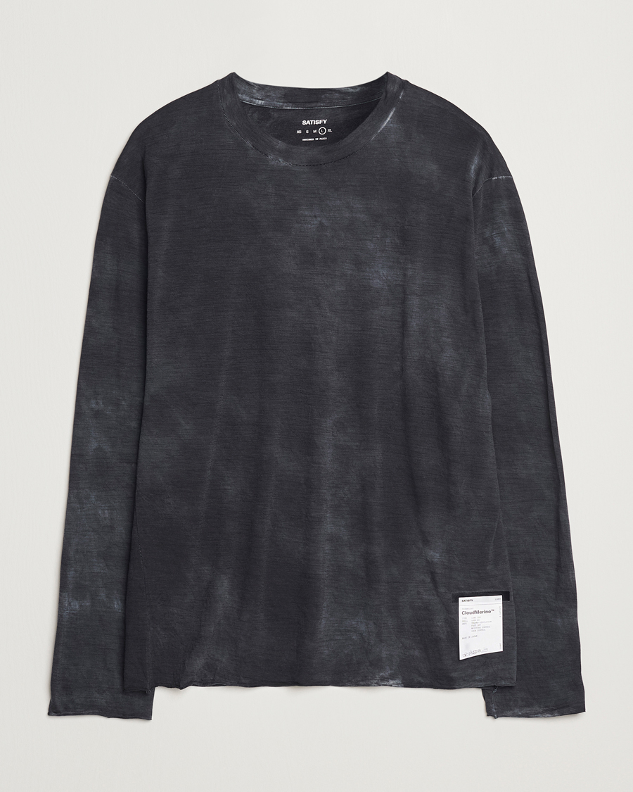 Mies | T-paidat | Satisfy | CloudMerino Long Sleeve T-Shirt Sun Bleached Black