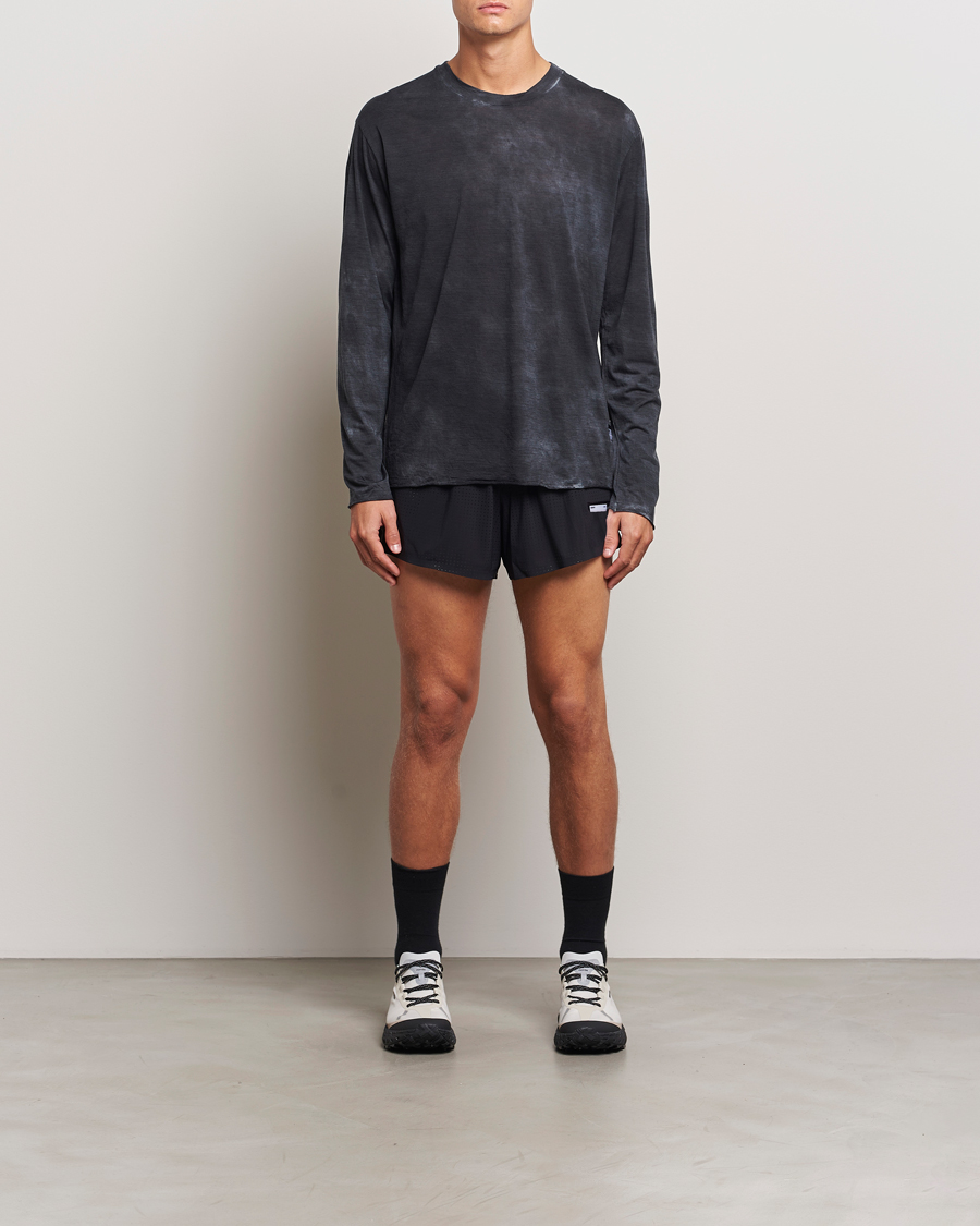 Mies | T-paidat | Satisfy | CloudMerino Long Sleeve T-Shirt Sun Bleached Black