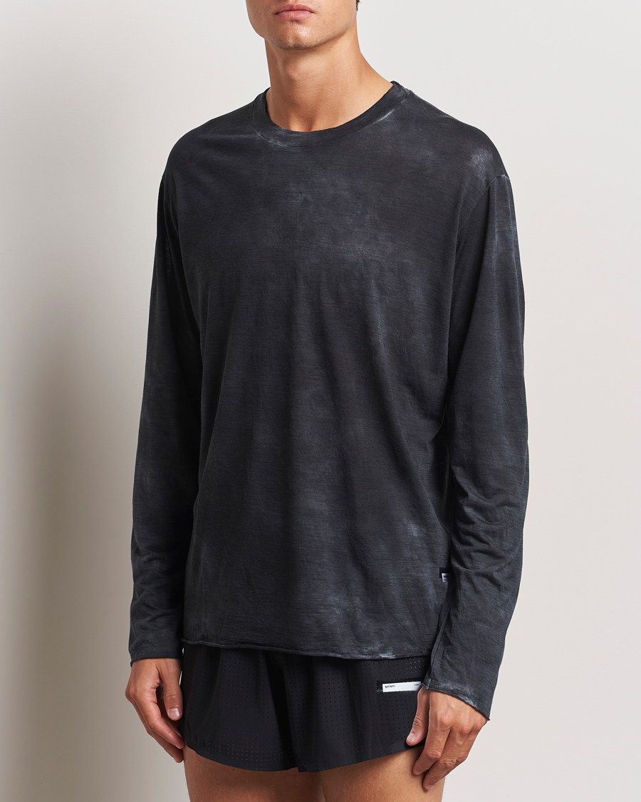 Mies | T-paidat | Satisfy | CloudMerino Long Sleeve T-Shirt Sun Bleached Black