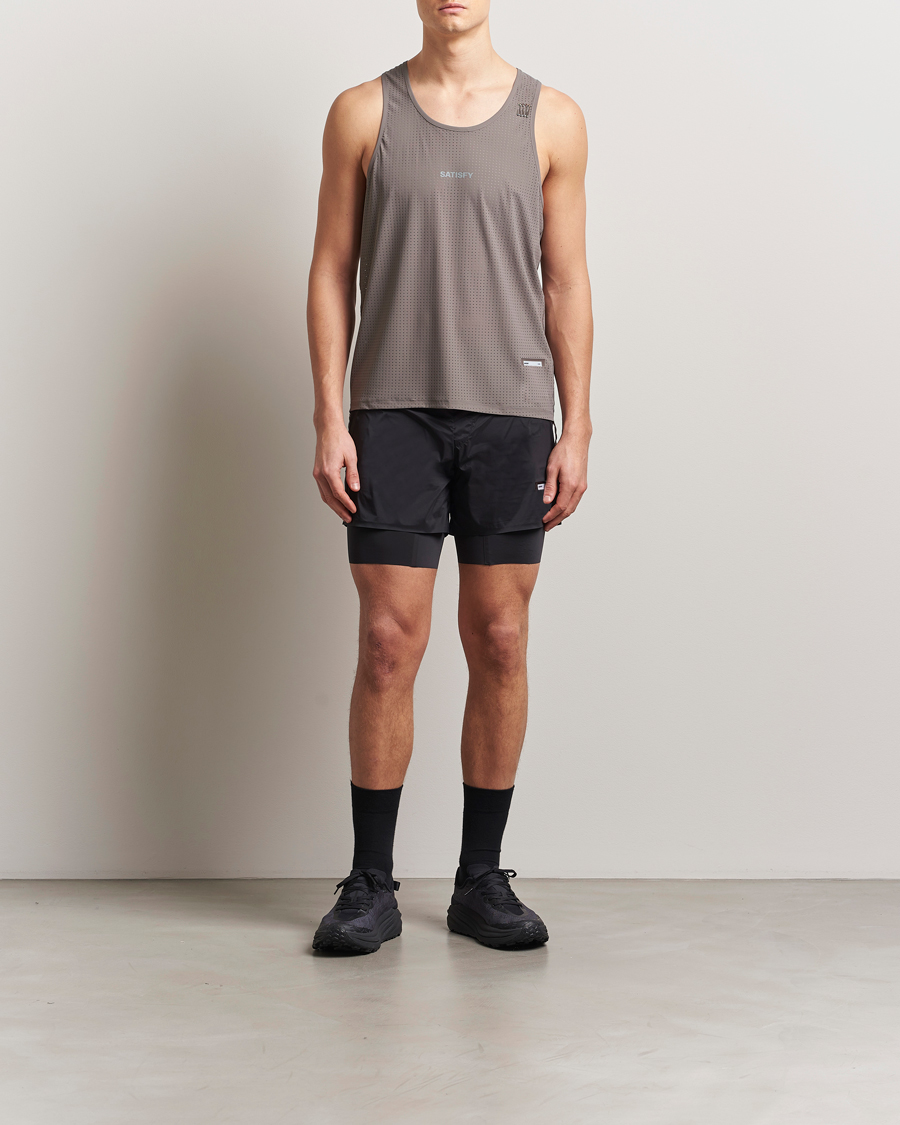 Mies | Shortsit | Satisfy | TechSilk 8 Inch Shorts Black