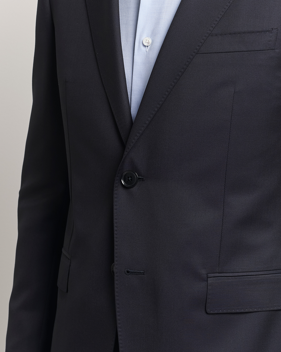 Mies | Puvut | Zegna | Tailored Wool Suit Midnight