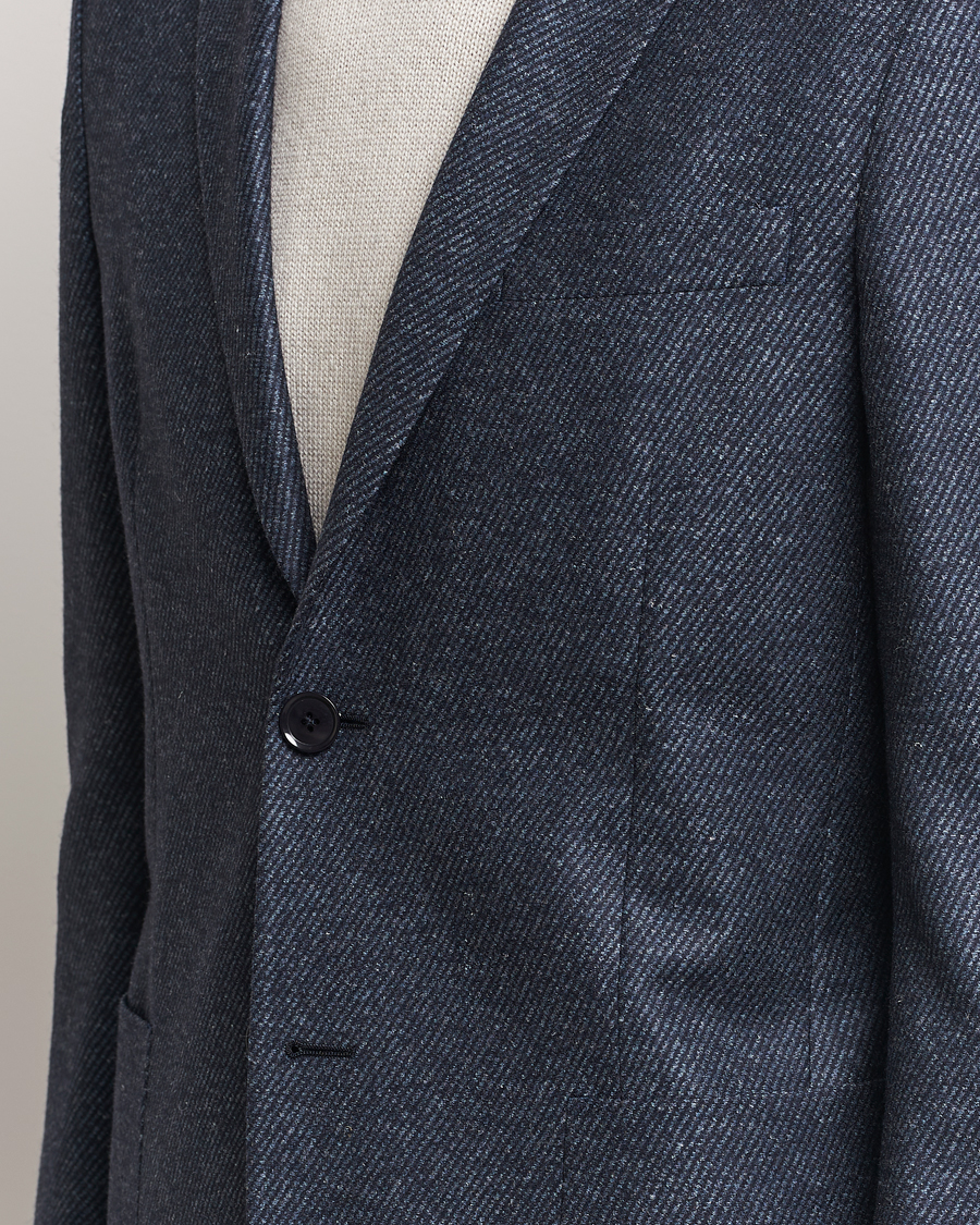 Mies | Pikkutakit | Zegna | Unconstructed Wool/Cashmere Blazer Dark Blue
