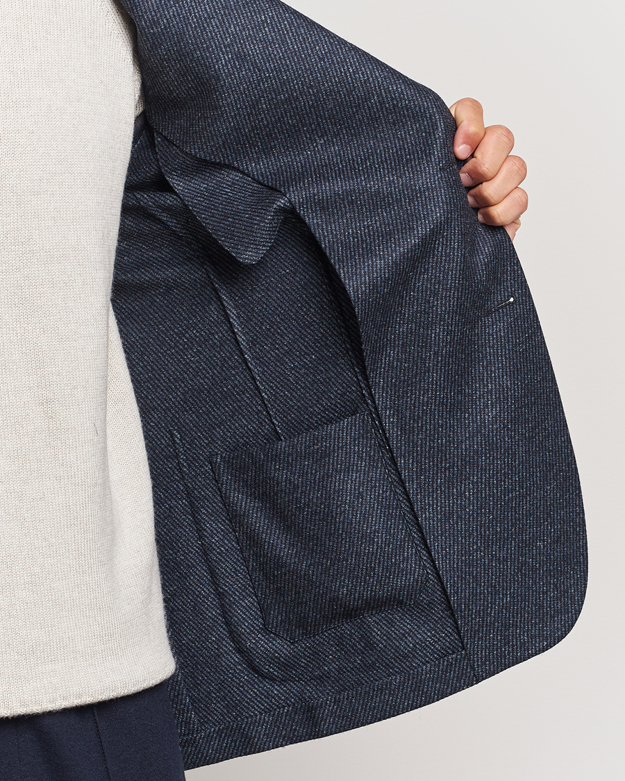 Mies | Pikkutakit | Zegna | Unconstructed Wool/Cashmere Blazer Dark Blue