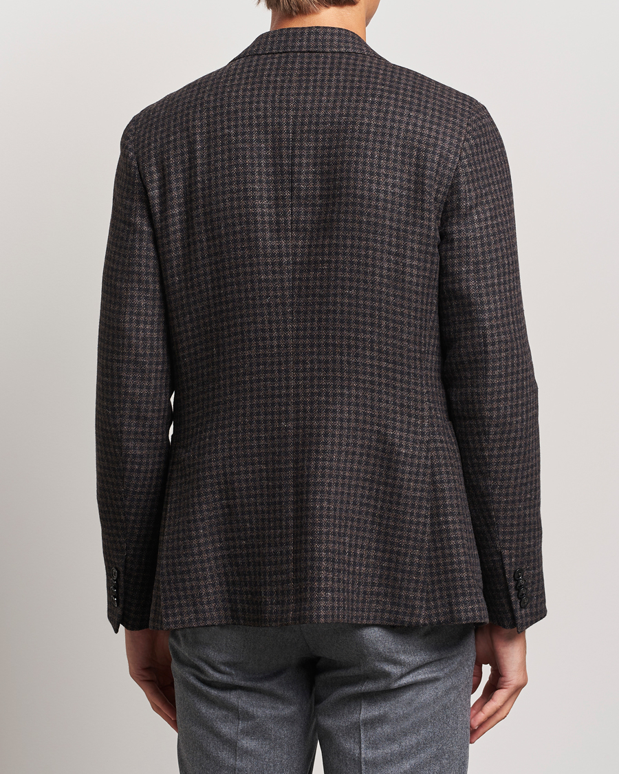 Mies | Pikkutakit | Zegna | Unconstructed Wool/Cashmere Blazer Brown Check