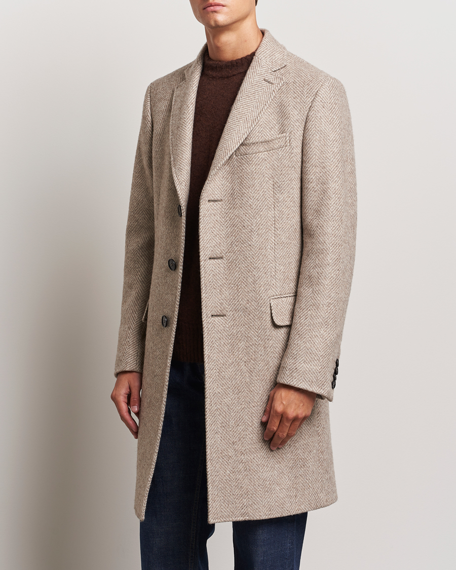 Mies | Takit | Zegna | Wool/Cashmere Double Breasted Coat Beige