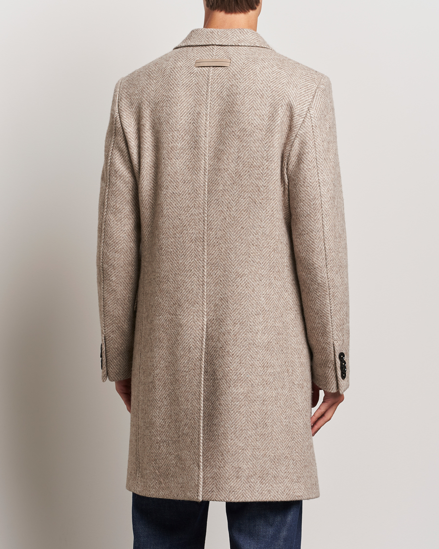 Mies | Takit | Zegna | Wool/Cashmere Double Breasted Coat Beige
